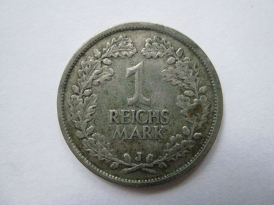 Saksa Weimar 1 Reichsmark 1926 J