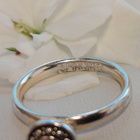 Spinning jewelry 925 hopeasormus. Koko 17 - pikkukuva 5