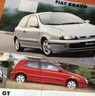 1995 Fiat Bravo esite - KUIN UUSI - 48 sivua