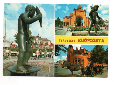 Kuopio:  Kauppahalli ja kalapoika