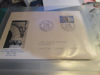1972 Kansallisteatteri  FDC