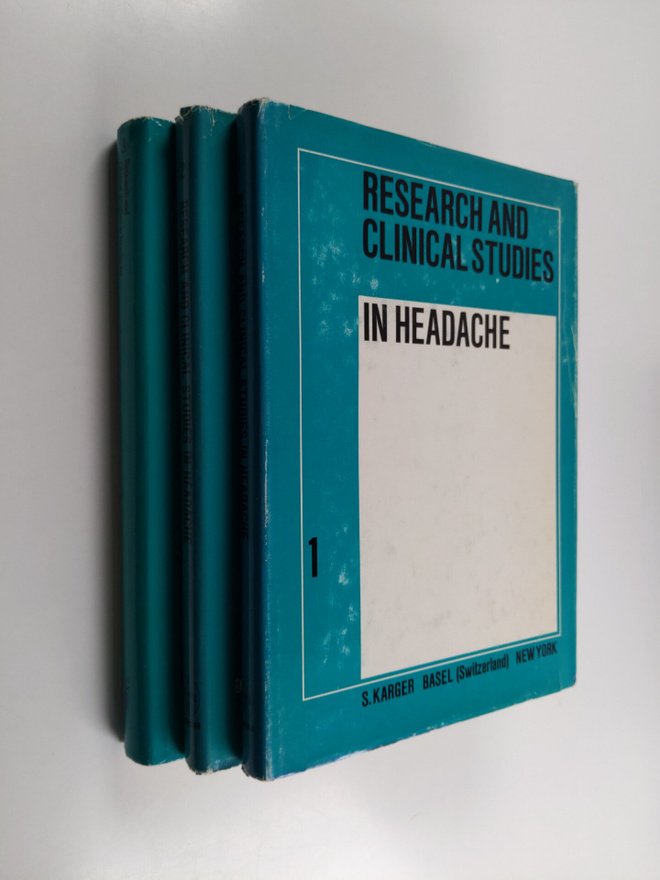 A.P Friedman : Research and clinical studies in headache 1-3