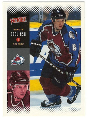 00-01 Upper Deck Victory #66 Sandis Ozolinsh