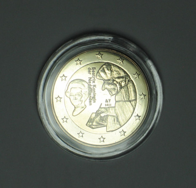 2011 Alankomaat 2 euro Erasmus kulkematon