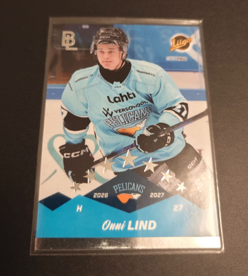 Onni Lind pelicans Blueline Silver 2026-27 S1