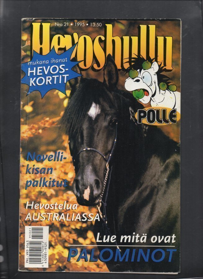 Hevoshullu n:o 21 1995 Novellikisan palkitut.
