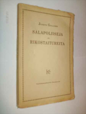 Gollomb: Salapoliiseja ja Rikostaitureita (1 p. 1928) Sis.pk