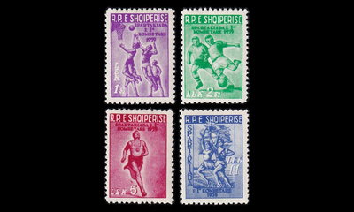 Albania 578-81 * Urheilu 1. spartakiadi (1959)