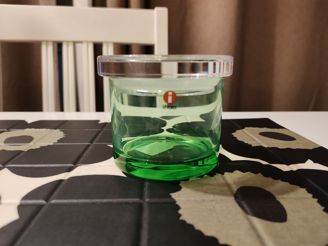 Iittala Jars lasipurkki 2005, Omenanvihreä, 80 mm
