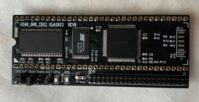 Amiga 500 – 8 MB FastRAM + IDE – harvinainen edition