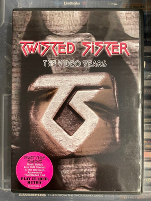 TWISTED SISTER - The Video Years DVD  RARE!