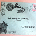 1923 Pudas kellokaupan tilauskuori sisällöin - pikkukuva 1