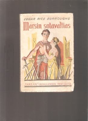 Burroughs, Edgar Rice: Marsin sotavaltias, nid, Kar.1945 ,3p