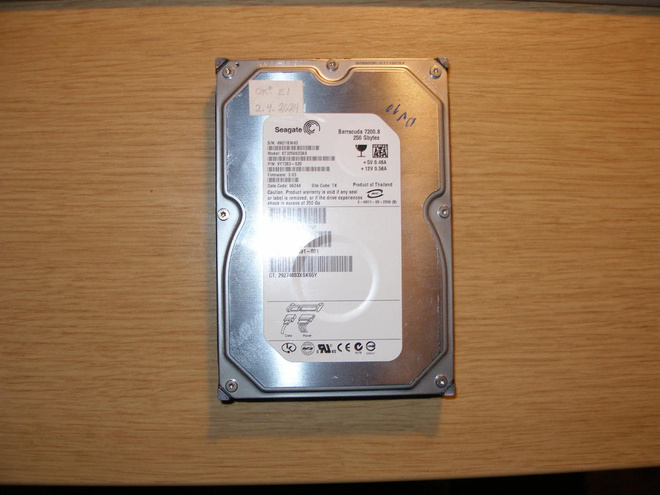Seagate Barracuda 7200.8, 250 GB, SATA, 3,5"
