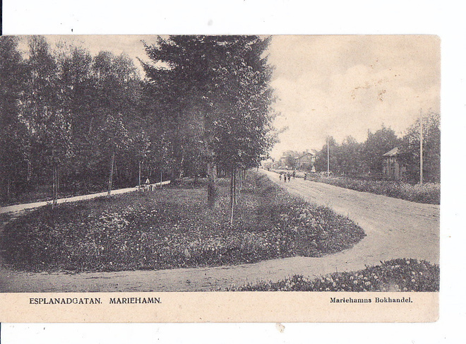 VANHA Postikortti Ahvenanmaa Maarianhamina Åland 1900-l