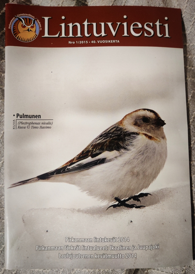 LINTUVIESTI 1/2015 Pily yhdistyslehti