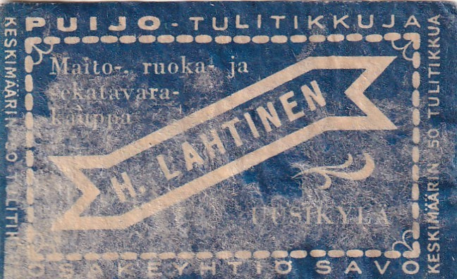 Uusikylä. H. Lahtinen       8/3