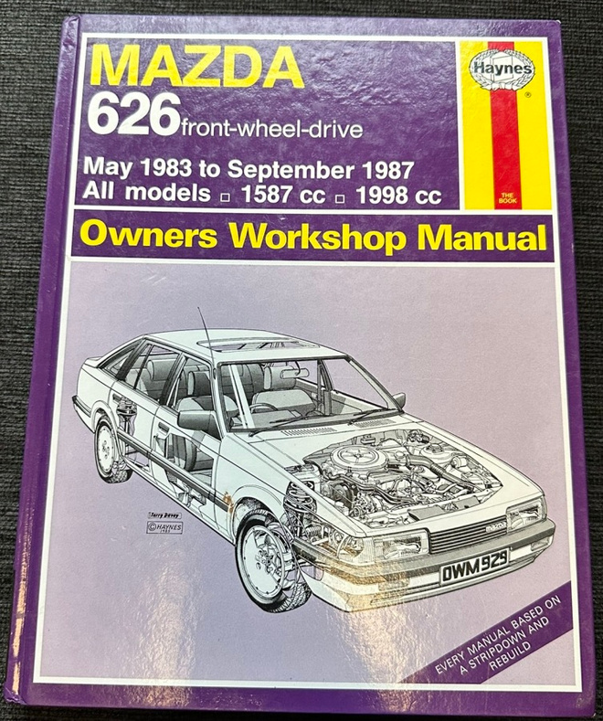Haynes 929 - Mazda 626 1983 - 1987 korjausopas