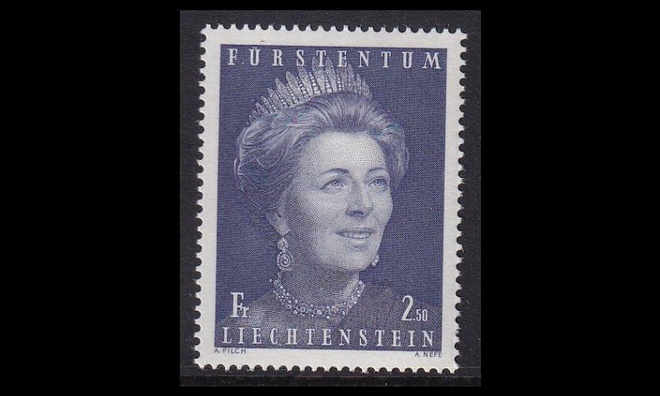 Liechtenstein 544 ** Prinsessa Gina (1971)