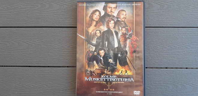 DVD: Kolme Muskettisoturia (Logan Lerman,Milla Jovovich 2011
