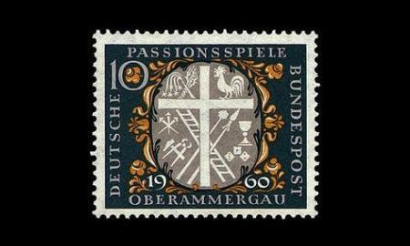 Saksa 329 ** Oberammergaun kärsimysnäytelmä (1960)