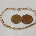 Amerikkalainen Gold double papu rannekoru - pikkukuva 2