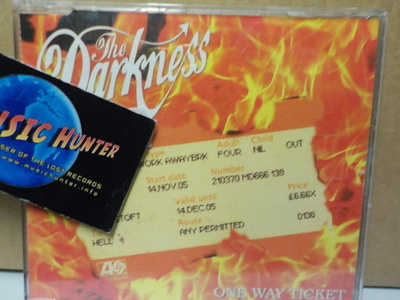THE DARKNESS - ONE WAY TICKET PROMO CDS