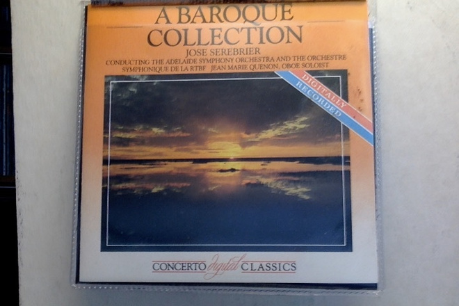 JOSE SEREBRIER :: A BAROQUE COLLECTION :: CD, ALBUM   1987