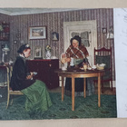 P. Philippi: Käynti kahvilla, iäkkäät leidit salongissa 1921 - pikkukuva 1