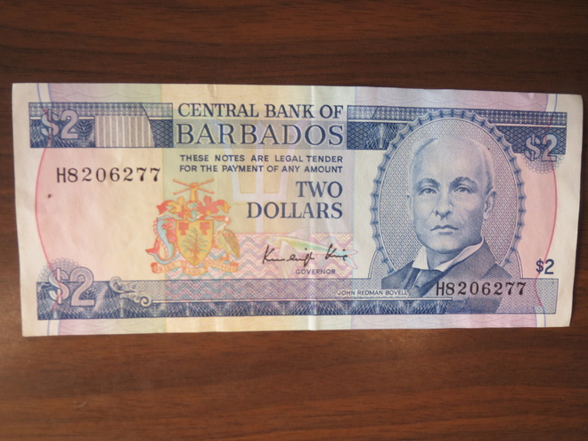 Barbados Two Dollars