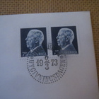 FDC Ruotsi 1973: kuningas Kustaa VI Adolf - pikkukuva 3