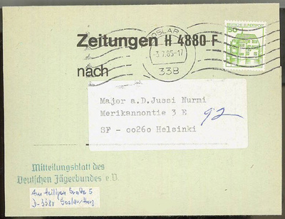 BRD Mi 1038 A lehtikääre