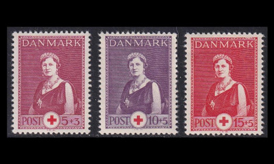 Tanska 250-2 ** Punainen risti (1939)