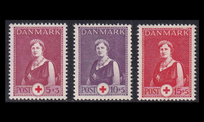 Tanska 250-2 ** Punainen risti (1939)