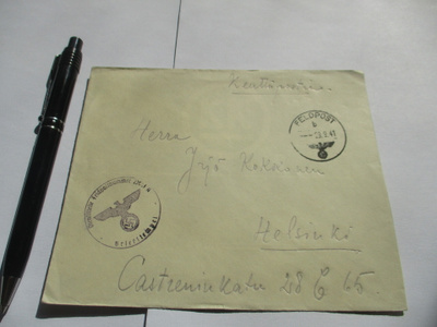 1941 Saksan kp Suomessa kuori Hkiin