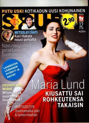 Seura n:o 12 2009 Maria Lund. Kari. Anneli. Piitu. Mikko.
