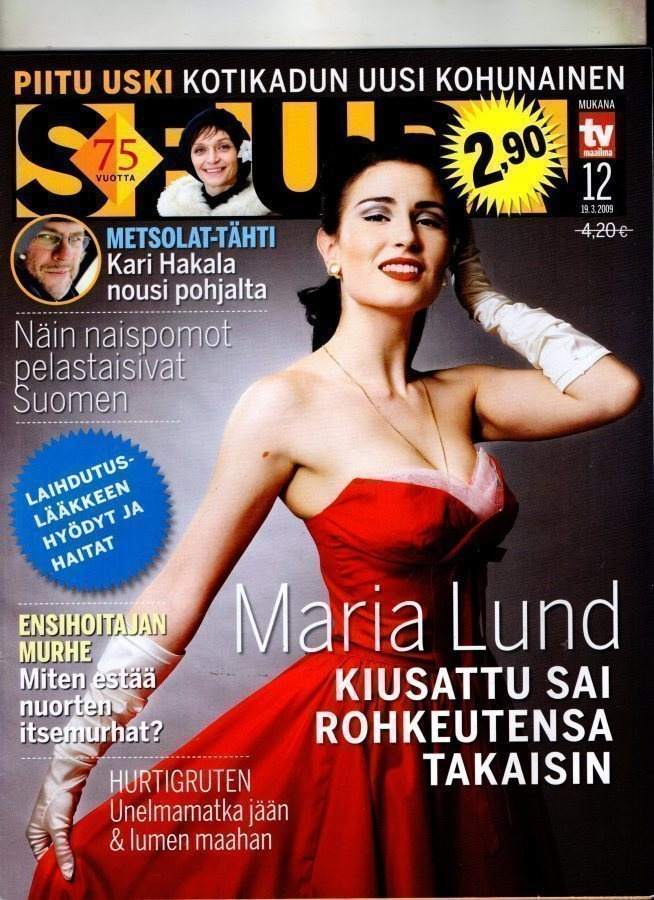 Seura n:o 12 2009 Maria Lund. Kari. Anneli. Piitu. Mikko.