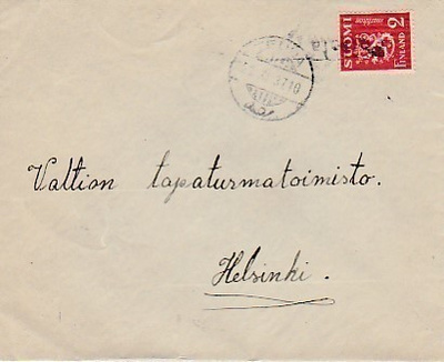 1937, Kirje Teuva, rivileima Peltola