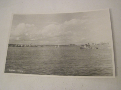 VANHA Postikortti Kotka 1950-l Alkup.Mallikappale
