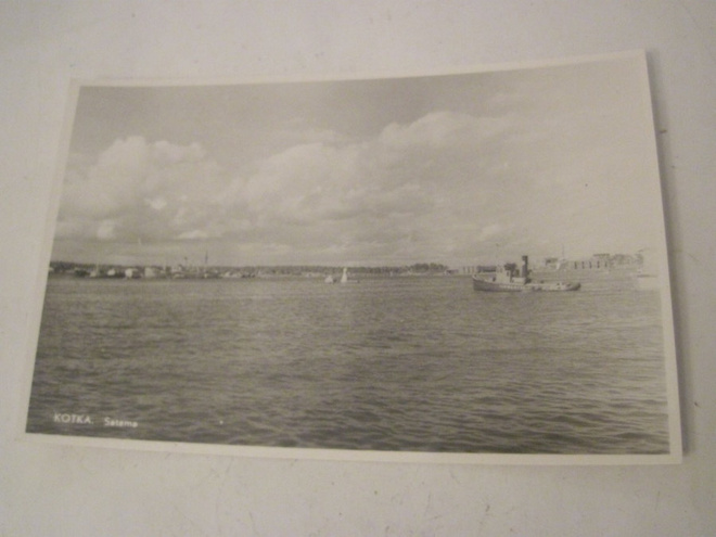 VANHA Postikortti Kotka 1950-l Alkup.Mallikappale