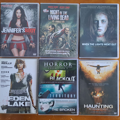 Dvd: Kauhuelokuvat