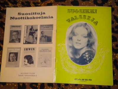 Nuottikirja - SUOSIKKI VALSSEJA - 1977 (14 valssia)