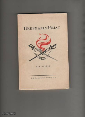 Aaltio, E. A.: Herpmanin pojat, Gummerus 1928, nid,K3[Keuruu