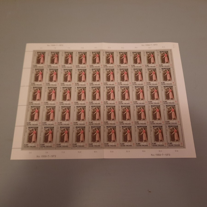 Suomi arkki (50) 1973 TUB 0,60+0,15mk **