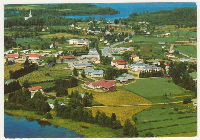 Pielavesi ilmakuva Karhumäki 1972