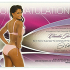 Bench Warmer 2008 Signature Series Autograph Claudia Jordan - pikkukuva 2