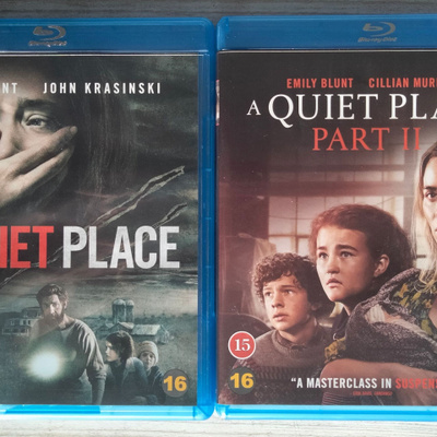 A Quiet Place - osat 1 ja 2 - Blu-ray
