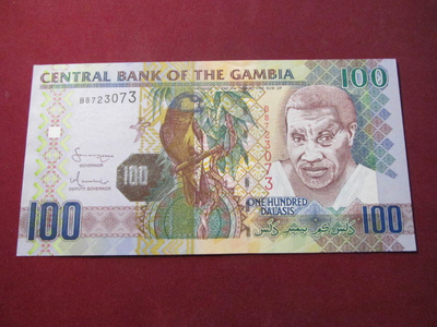 100 dalasis 2001 Gambia