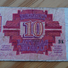 Latvia 10 Latvijas Rublis 1992 - seteli - pikkukuva 1