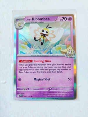 Lillie's Ribombee Holo Rare